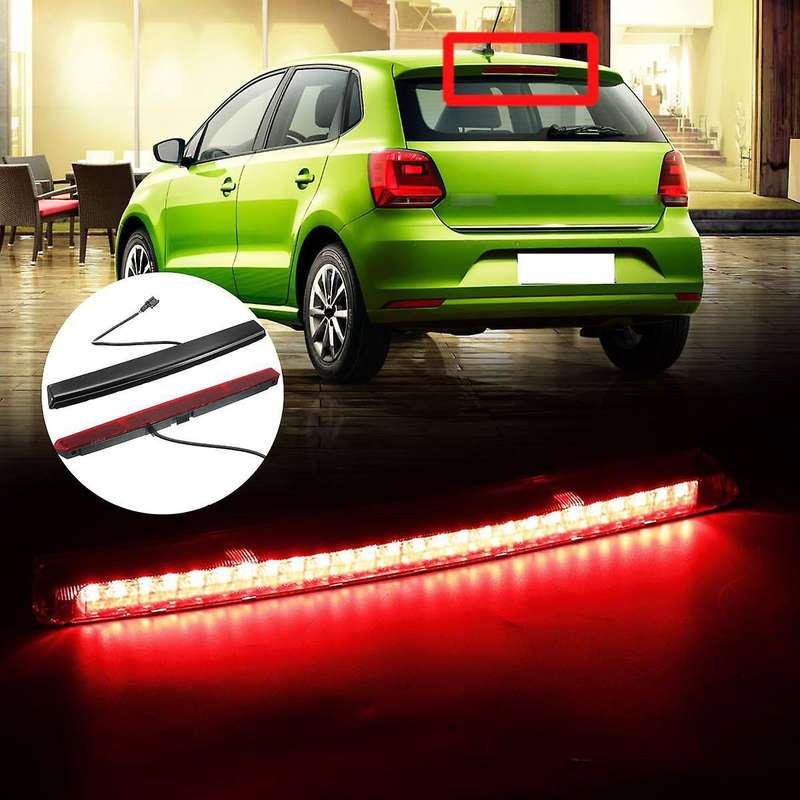 12V LED Car Third Brake Light Level Rear Brake Light High Mount Rear Stop Lamp for Golf MK5 MK6 R32