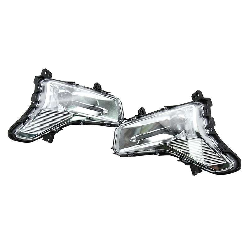 12V LED Fog Lamps for Mondeo 2019 2020 Daytime Running Light DRL Front Fog Lamps Covers Frame W/Wir