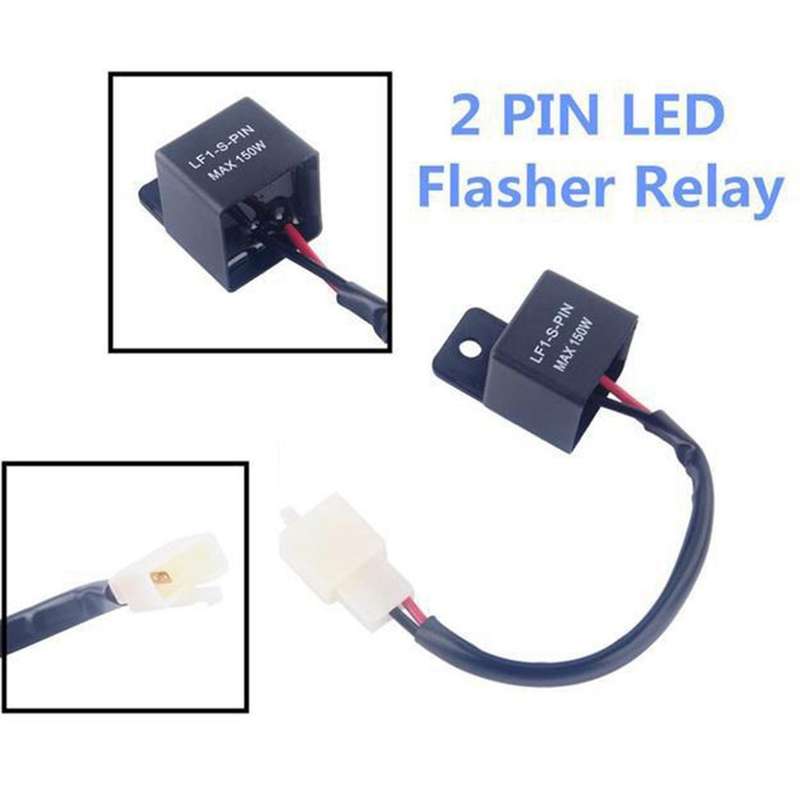 12V LED Relay Indicator Relay Motorcycle Quad Load Independent Indicator LF1-S-PIN MAX 150W 2 PIN