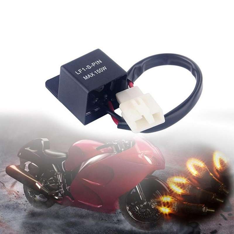 12V LED Relay Indicator Relay Motorcycle Quad Load Independent Indicator LF1-S-PIN MAX 150W 2 PIN