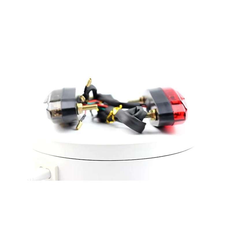 12v Led Red Shell Tail Light for Cruiser Prince Off-road Beach Vintage Brake Light