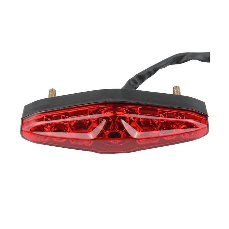 12v Led Red Shell Tail Light for Cruiser Prince Off-road Beach Vintage Brake Light