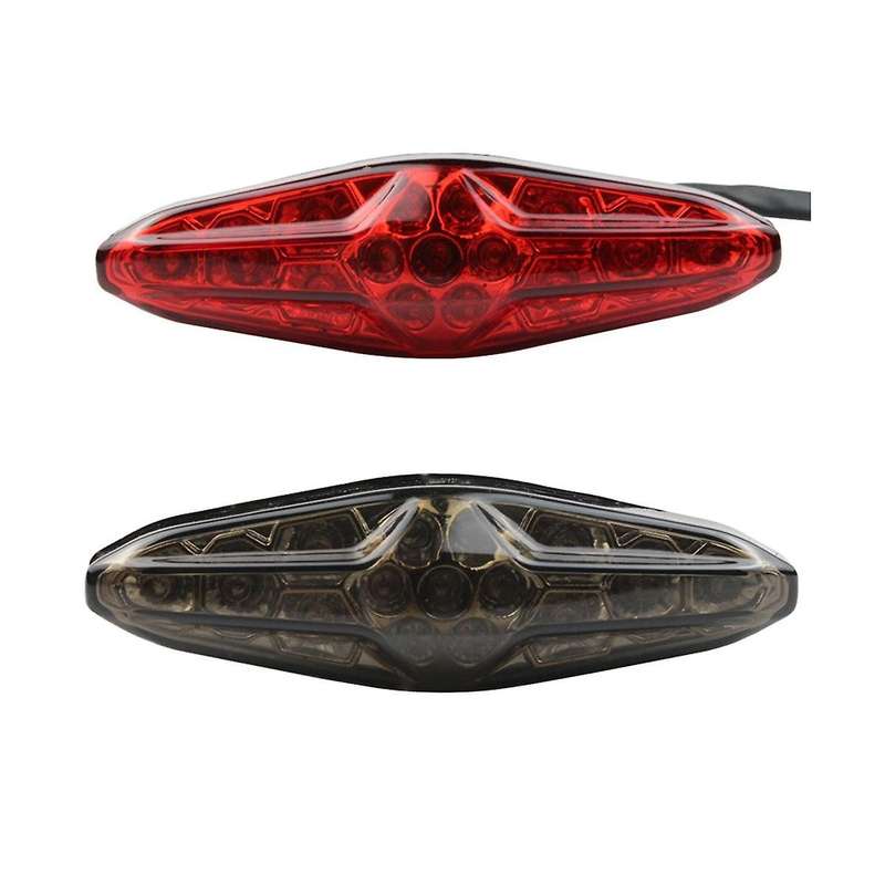 12v Led Red Shell Tail Light for Cruiser Prince Off-road Beach Vintage Brake Light