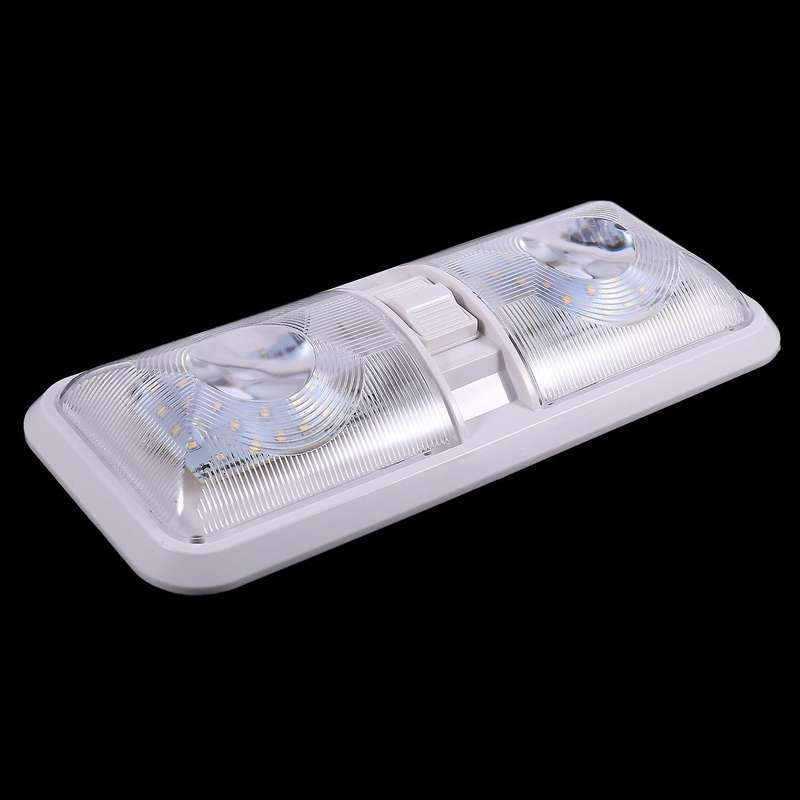 12V LED RV Car Lighting Warm White Car Roof Light Camping Light with Switch