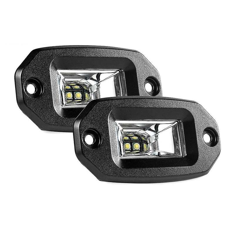 12V LED Light Bar 2Pcs Waterproof Led Light Bar Flood Bulb 20W 6000K White Auto Fog Lamp ATV Driving