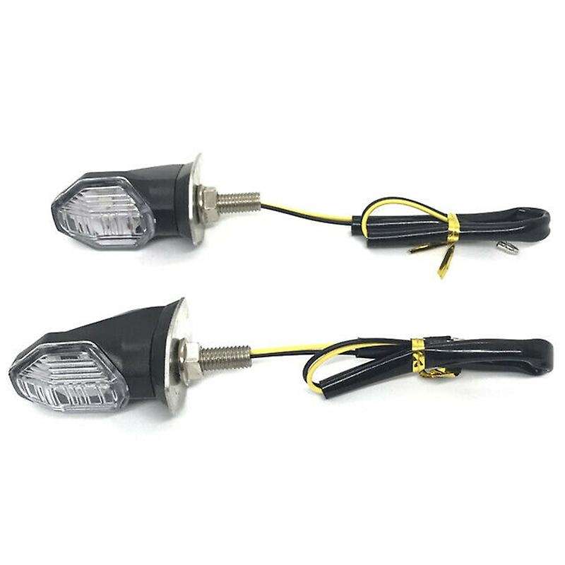 12V Motorcycle Flashing Turn Signal Lamp Indicator LED Triangle-Shaped DRL Tail Lights