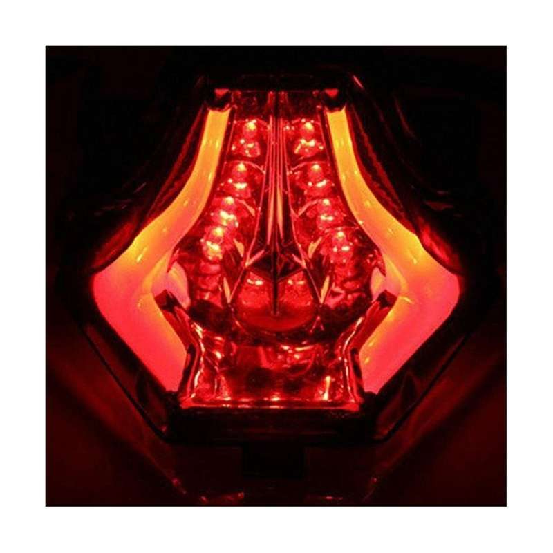 12v Led Tail Light for Motorcycle Off-road Vehicle -colour Brake Light Universal Turning Light 10w