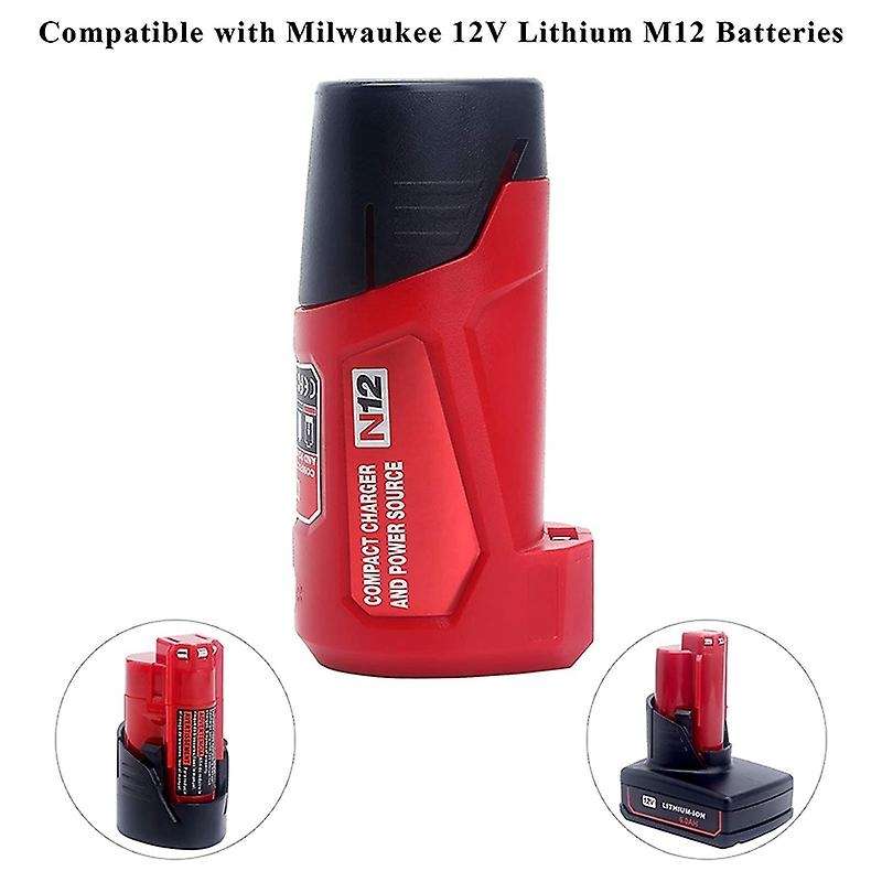 12V N12 Charger USB Converter 48-59-1201 for 12V Lithium Battery 48-11-2401 48-11-2411 48-11-2440 48