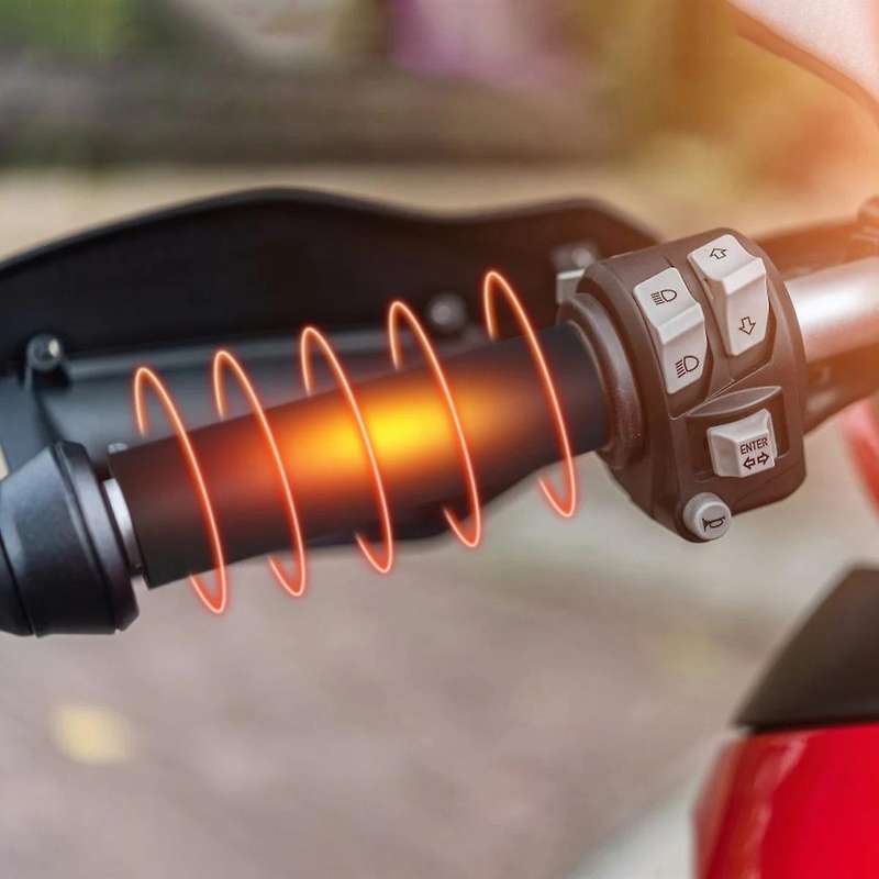 12V Motorcycle Scooter Electric Universal Heating Hand Grips Pads E-Bike ATV Handlebar Heated Grips