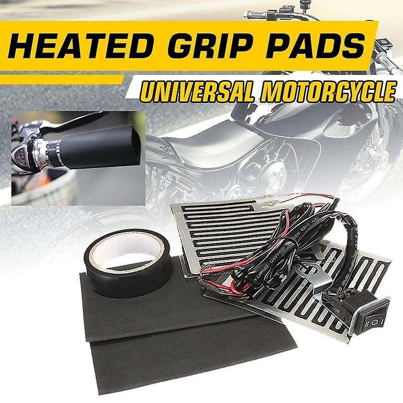 12V Motorcycle Scooter Electric Universal Heating Hand Grips Pads E-Bike ATV Handlebar Heated Grips