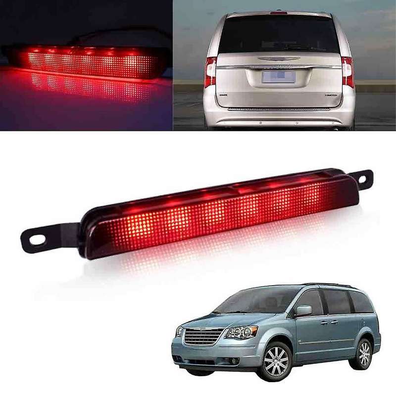 12V Smoked Lens Red LED Center High Mount 3Rd Stop Light for Brake Light Tail Light