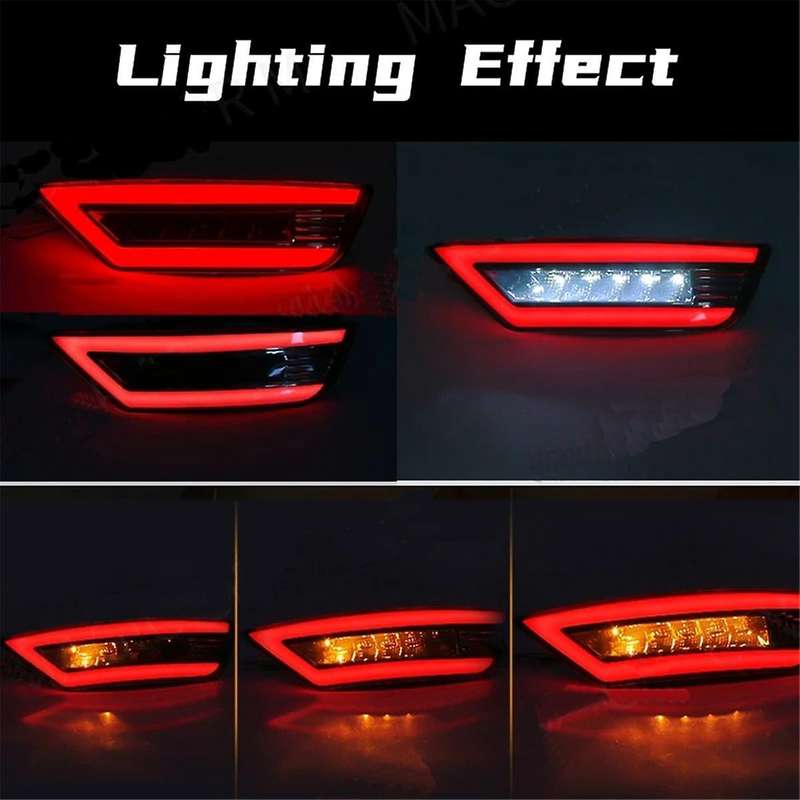 12v Rear Bumper Lamp Reflector Fog Light Turn Signal for Focus Hatchback 2009-2013 Ecosport 2013-202