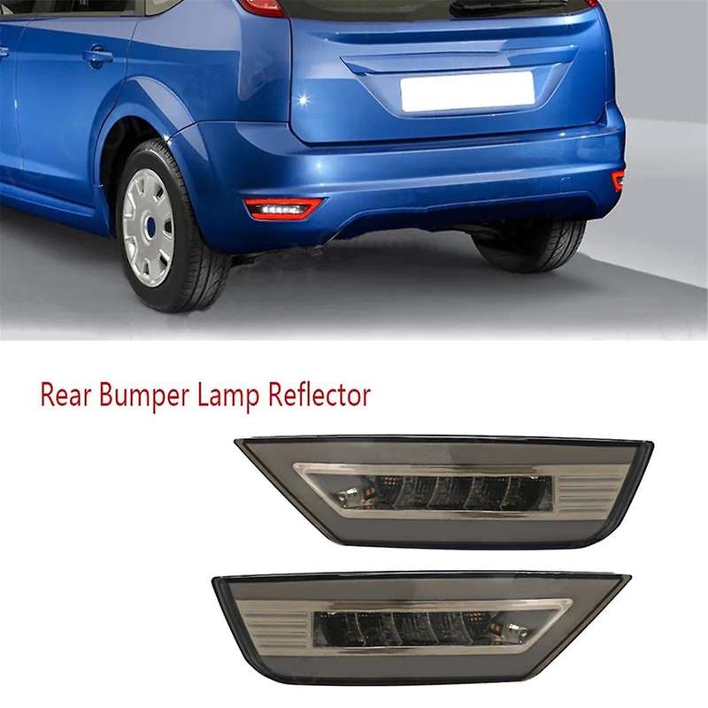 12v Rear Bumper Lamp Reflector Fog Light Turn Signal for Focus Hatchback 2009-2013 Ecosport 2013-202