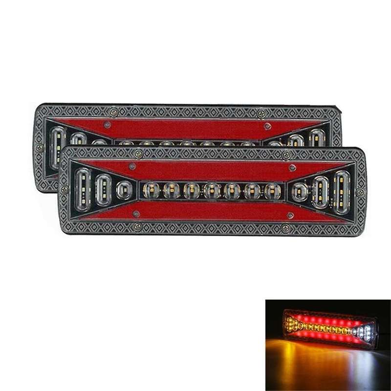 12v Taet Light Led Dynamic Truck Lights Rear Brake Lights Signal Track Tractor Light Trailer Bus