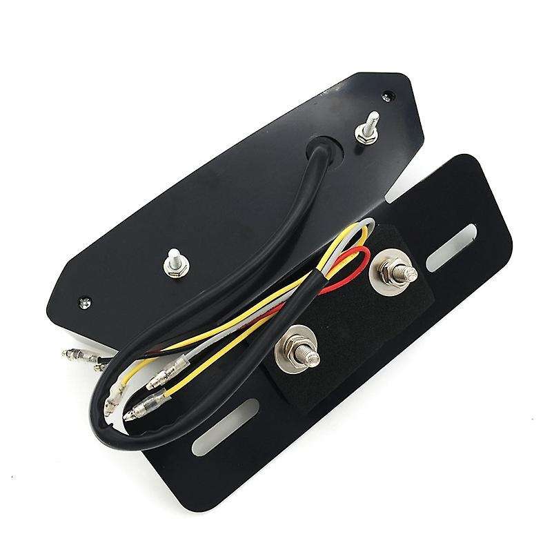 12V Turn Signal Rear Brake Lights Motorcycle LED Tail Light Motorbike License Plate Light Flasher fo