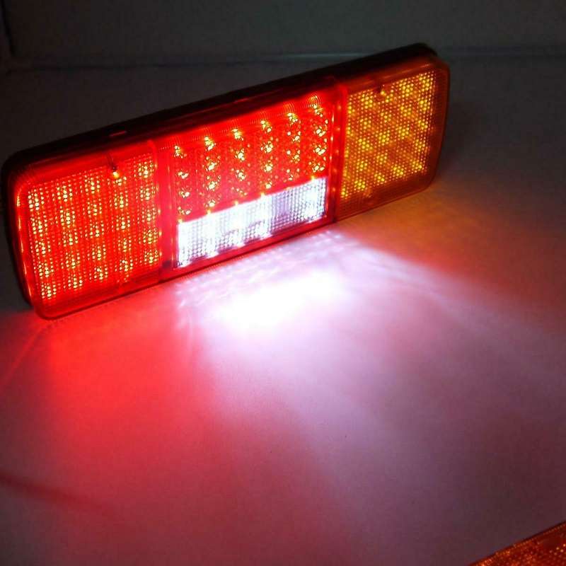12V Trailer Tail Light LED Rear Brake Light Turn Signal Light Suitable for Car Truck Trailer Bus