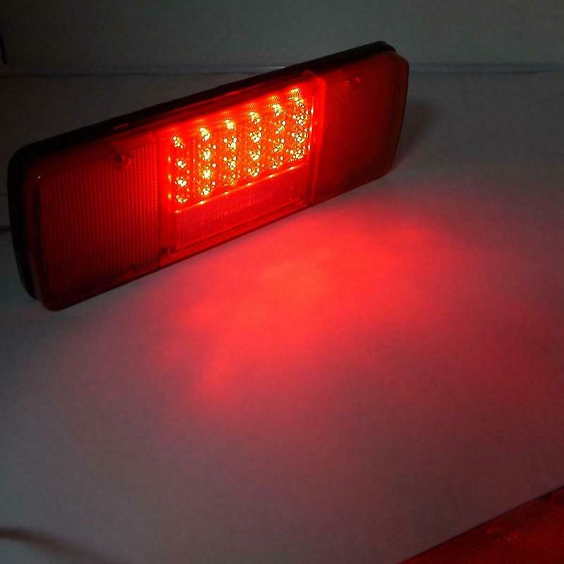 12V Trailer Tail Light LED Rear Brake Light Turn Signal Light Suitable for Car Truck Trailer Bus