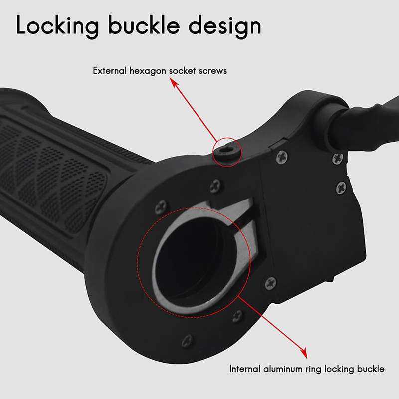 12V Universal Motorcycle 7/8 Inch 22mm Electric Hand Heated Molded Grips Handle Handlebar