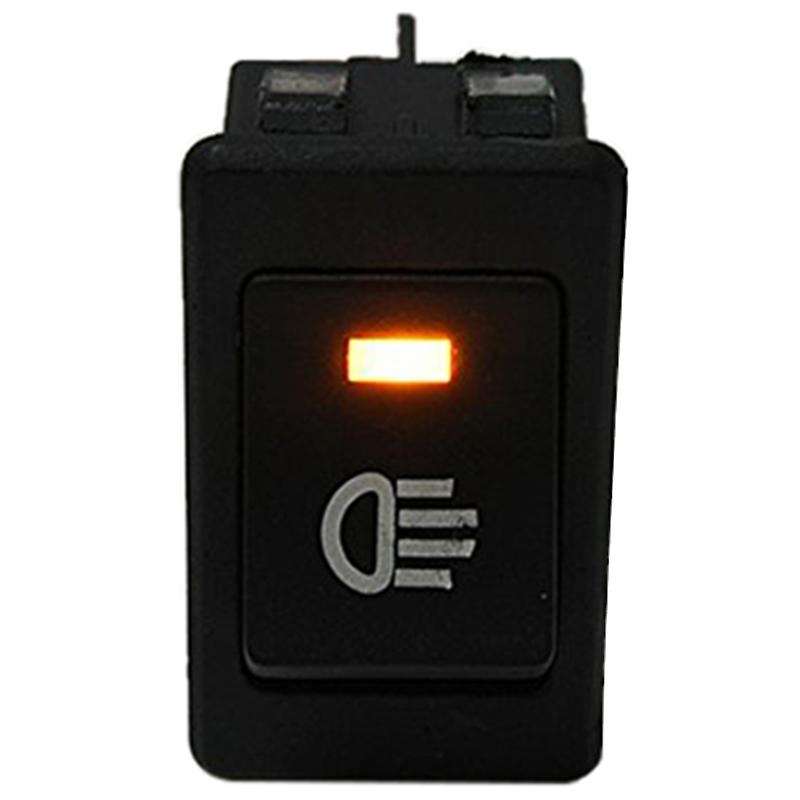 12V Universal Fog Lights Rocker Switch LED Car Lamp - Yellow LED