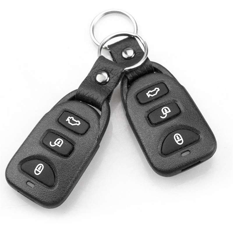 12v Universal Car Auto Remote Central Kit Door Lock Locking Vehicle Keyless Entry System with 2 Rem