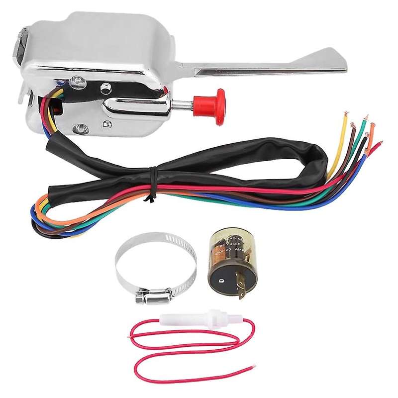 12V Universal Street Turn Signal Switch Cruise Control Switch+ Flasher for P021--HL101