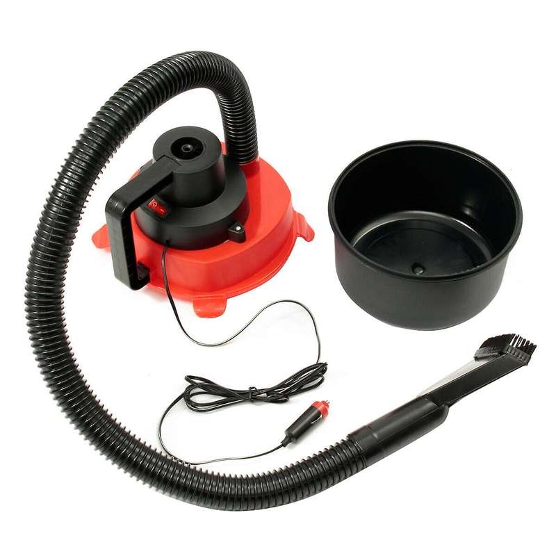 12V Wet Dry Vacuum Cleaner Vacuum High Power Cleaner Inflator Portable Turbo Hand Held for Car Home