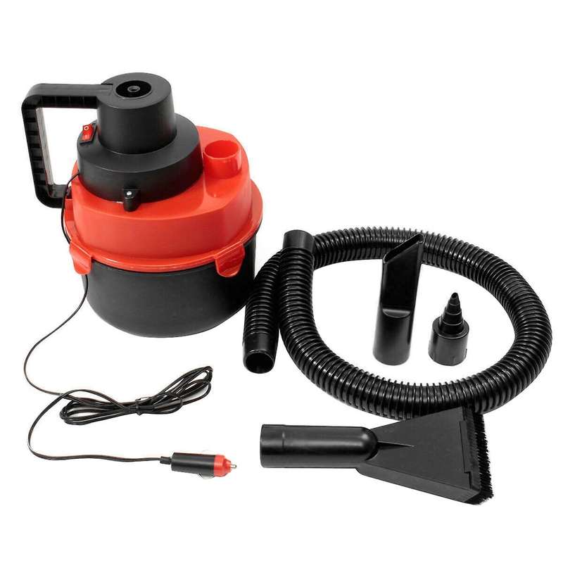 12V Wet Dry Vacuum Cleaner Vacuum High Power Cleaner Inflator Portable Turbo Hand Held for Car Home