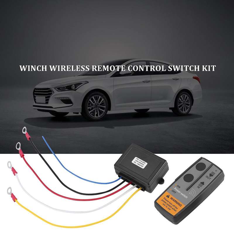 12V Wireless Winch Remote Control Kit Handset for Car ATV SUV UTV Universal