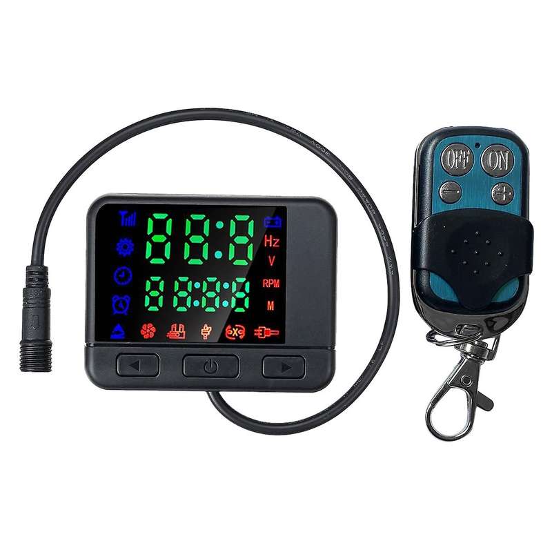 12V/24V LCD Monitor Switch Remote Control for Car Track Crude oil Air Heater Parking Heater Car Heat
