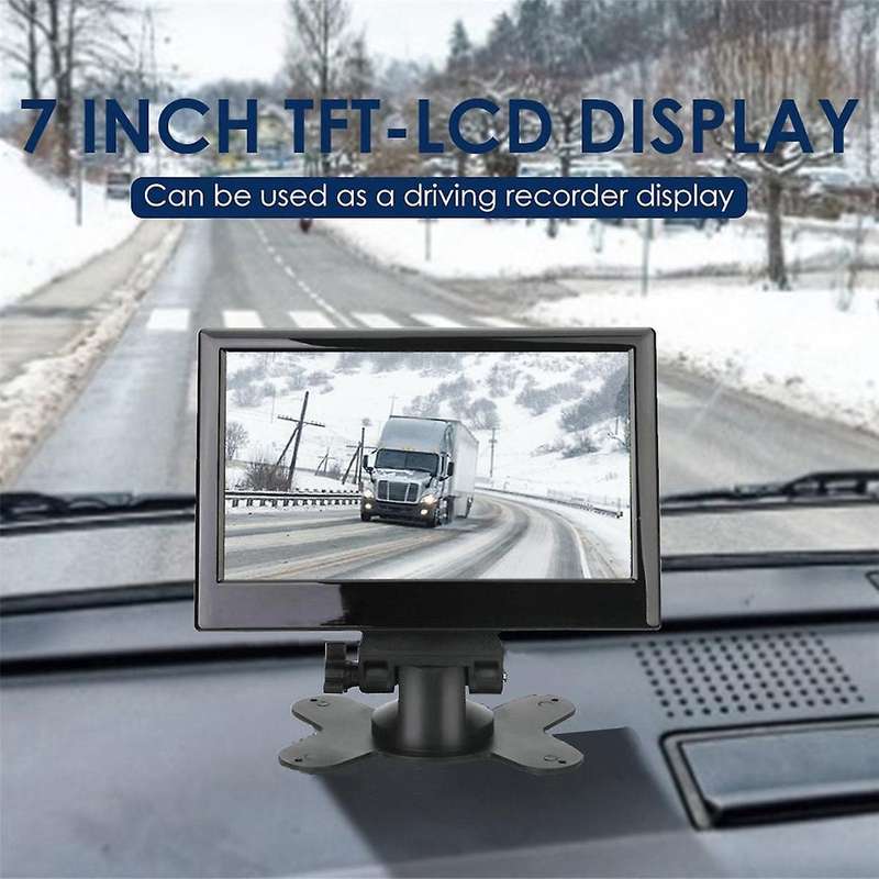 12v-24v 7 Inch Tft Lcd Color Hd Monitor for Car Cctv Reverse Rear View Backup Camera Car Electronic