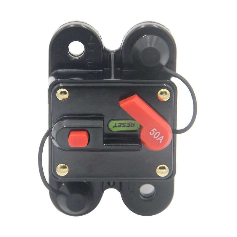 12V-24V DC 50 Amp Circuit Breaker for Car Marine Boat Bike Stereo Audio