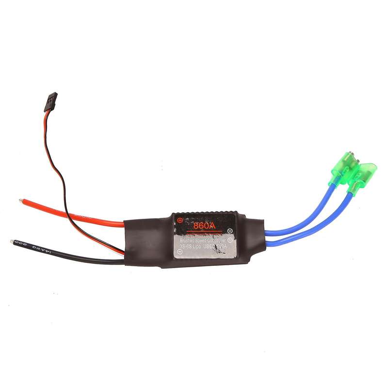 12V-24V Bidirectional ESC Brush Speed Regulator for DIY High Power Net Pulling Boat Ship Fit 775/795