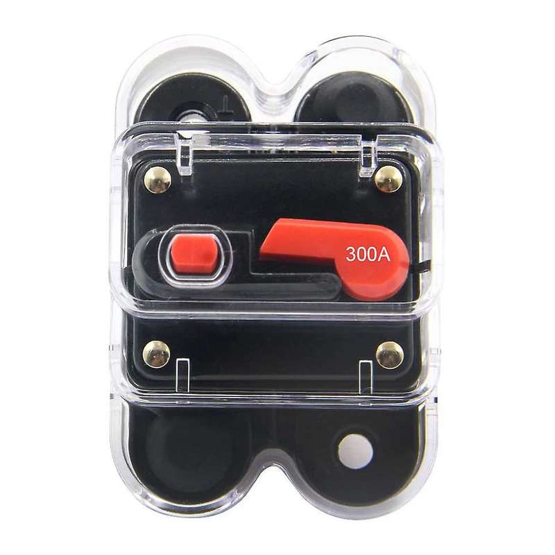 12V-24V DC 300 Amp Circuit Breaker with Cover for Car Marine Boat Bike Stereo Audio
