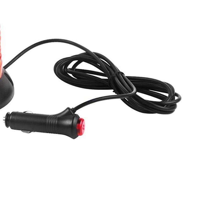12V-24V Magnetic Roof 60 LED Rotating Flashing Beacon Light Flexible Warning Light Emergency Lamp Tr