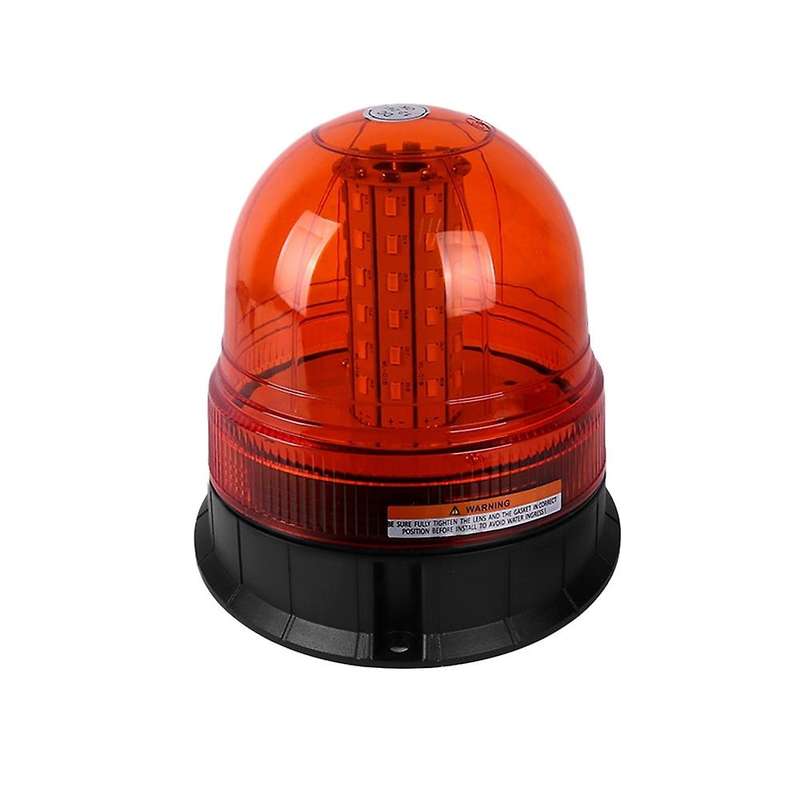 12V-24V Magnetic Roof 60 LED Rotating Flashing Beacon Light Flexible Warning Light Emergency Lamp Tr