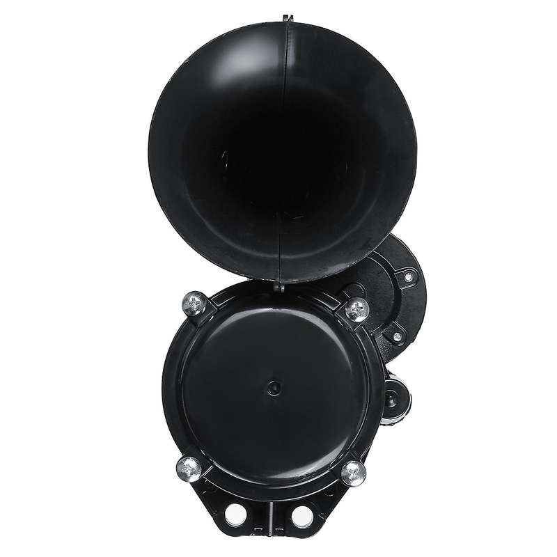 12V-24V Truck Air Horn Loud Trumpet Air Horn with Electric Valve Flat for Auto Car Vehicle Trucks Bu