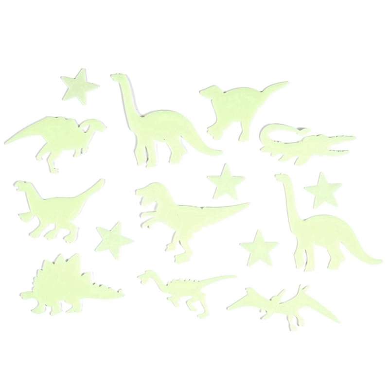 13 Pcs Glow In The Dark Star Fluorescent Stickers