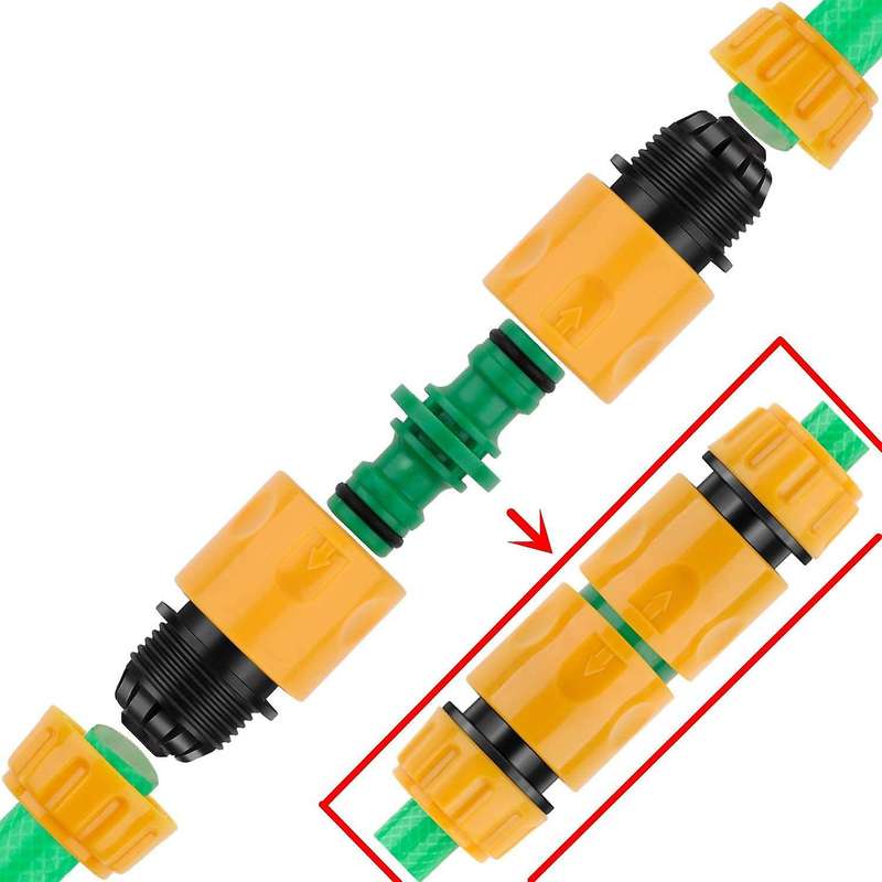 13 Pcs Plastic Garden Hose Tap Connector Kit for Join Garden Hose Pipe Tube