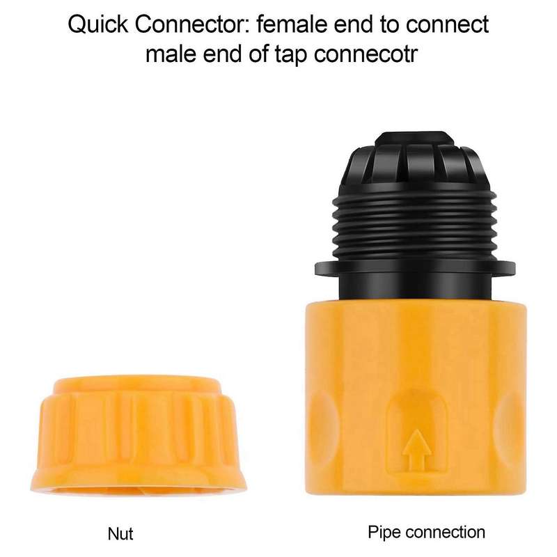 13 Pcs Plastic Garden Hose Tap Connector Kit for Join Garden Hose Pipe Tube