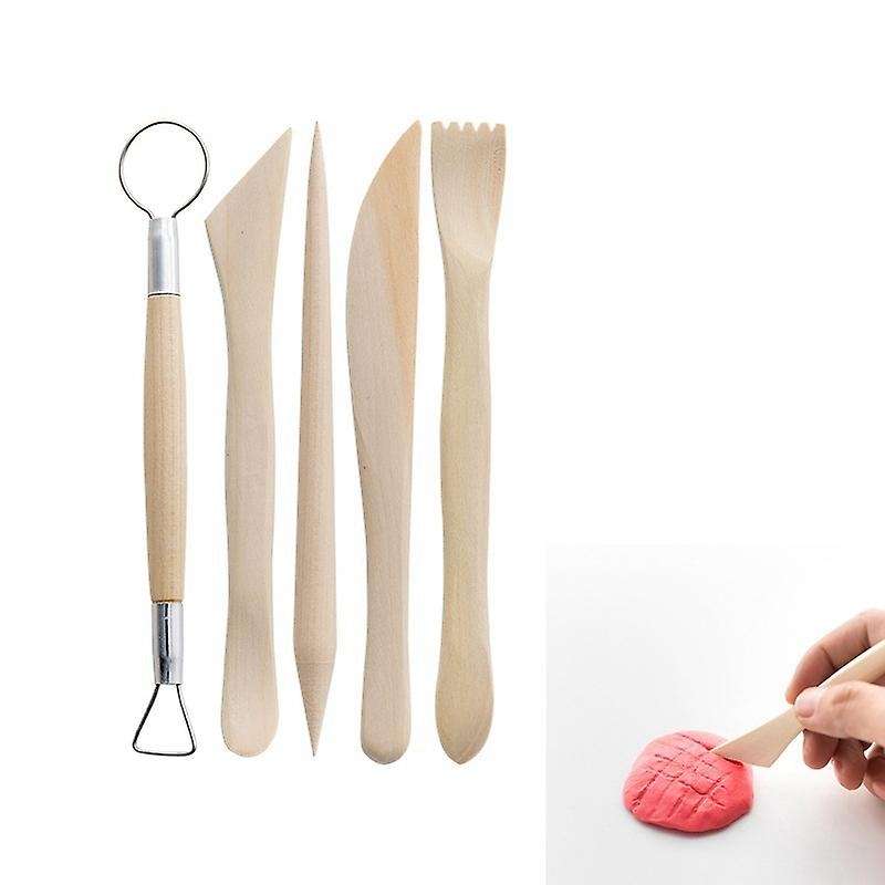 13 Pcs Ceramic Pottery Tools Wooden Clay Carving Sculpting Modeling Tools Pottery Sculpting Tools Se