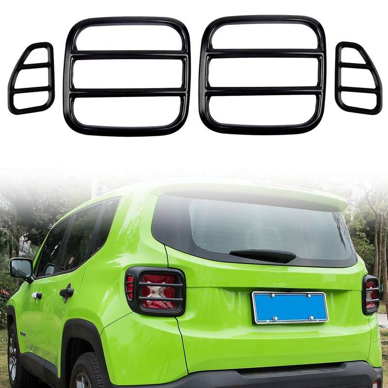 13 PCS Tail Light Covers & Front Mesh Grille Grill Inserts & Headlight Trim Decoration Kit for 2015-