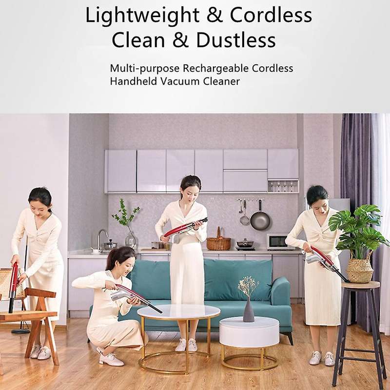13000PA 115W Wireless Vacuum Cleaner for Car Vacuum Cleaner Wireless Vacuum Handheld Cleaner Red