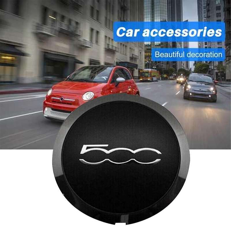 133mm Hubcap for Wheels Centre Hub Caps 68078419AC 68078421AC Dust Cover 51884863 Black
