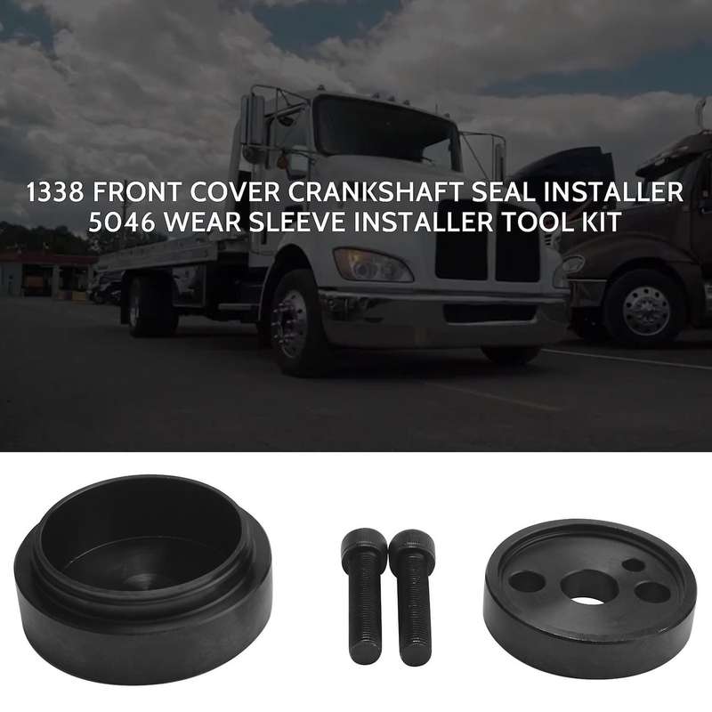 1338 Front Cover Crankshaft Seal Installer 5046 Wear Sleeve Installer Tool Kit for 3.9l 5.9l 6.7l 3