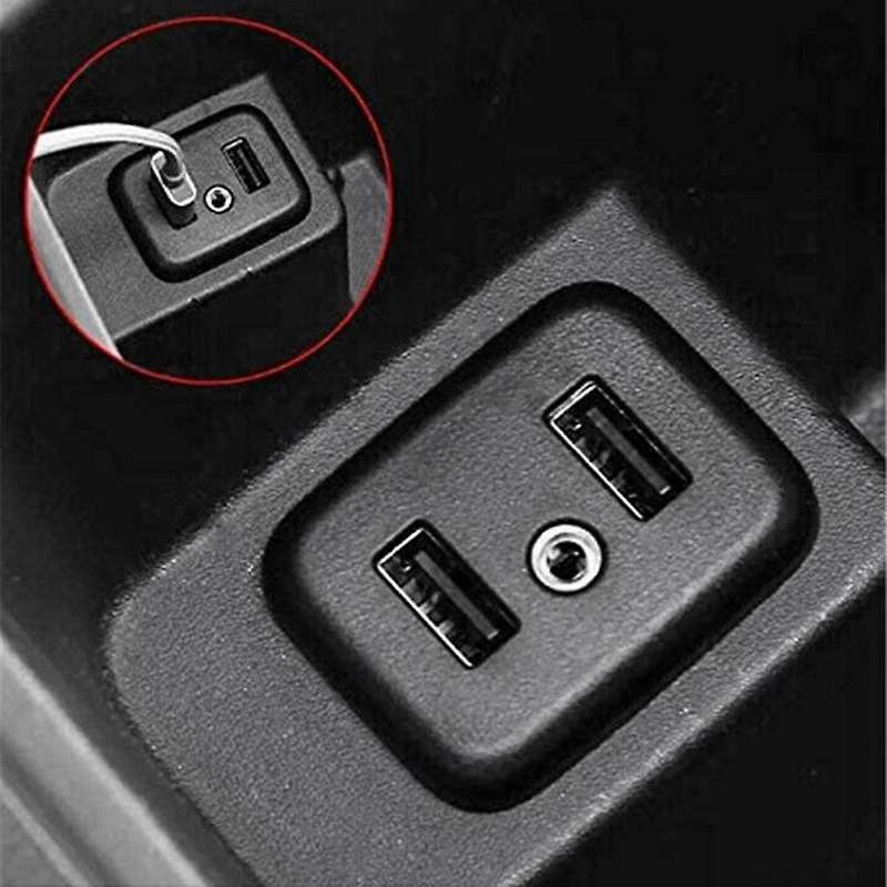 13519224 13509942 New Dual Usb Port Interface Aux Jack for 2016-2018 Silverado Tahoe