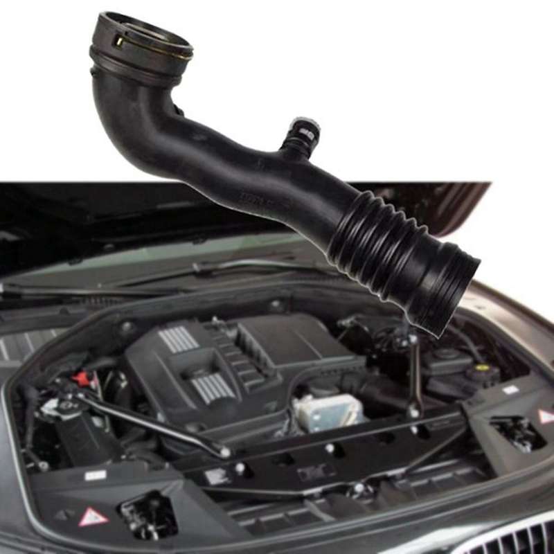 13717609810 Turbocharged Tube Air Pipe with Sensor for 7 Series X6 F01 F02 E71 Intake Hose Inlet Air
