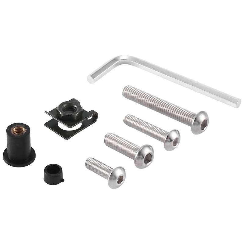 137pcs Fairing Bolt Kit Universal Windscreen Screws Motorcycle Supplies