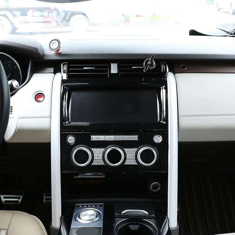 13Pcs Car Center CD&Air Conditioning Volume Button Sticker Cover Trim for 5 LR5 L462 2017-2020