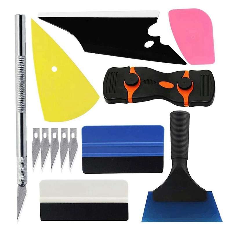 13-piece Window Film Tool Set Car Glass Protective Film Window Film Scraper Car Film Scraper