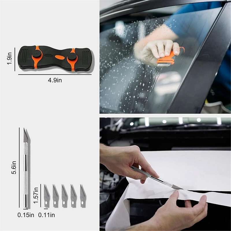 13-piece Window Film Tool Set Car Glass Protective Film Window Film Scraper Car Film Scraper